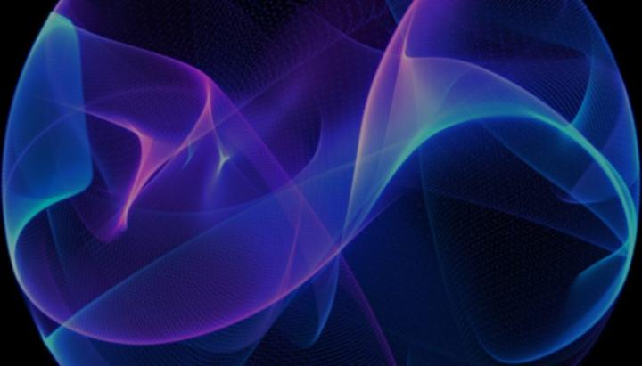 Abstract purple and blue light